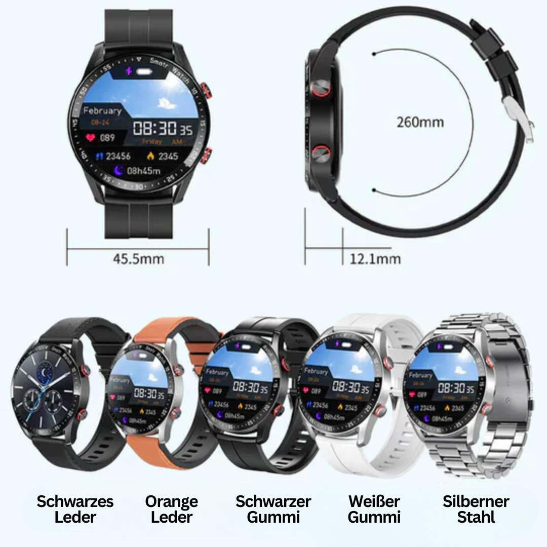 Wielofunkcyjny smartwatch - HealthSync Pro