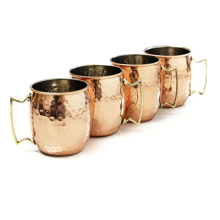 Hammered Copper Mug Set - ChillCopper