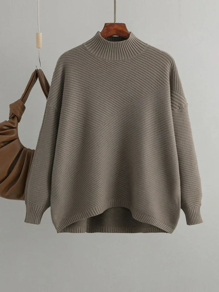 Women's Sweater | Classic Solid-Color Knit Casual Versatile Stylish Comfort